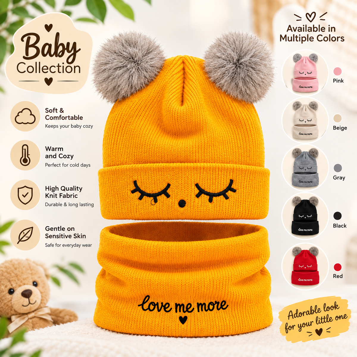 Kids winter hat 0-24 months.